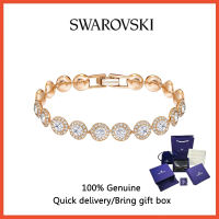 💎 Swarovski 💎 Womens fashion bracelet Rose gold round diamond 5240513 angel bracelet Valentines Day gift Birthday gift