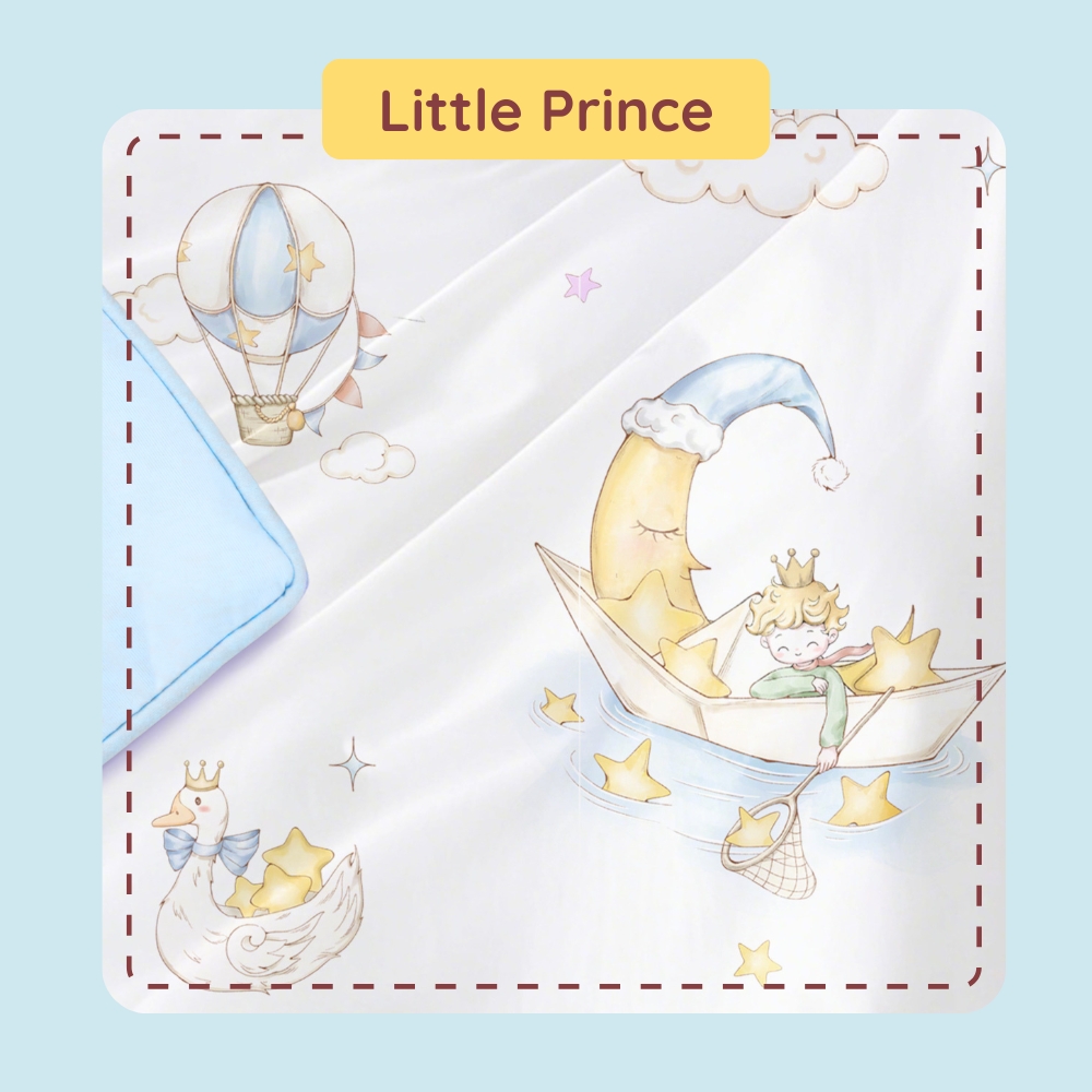 Kid Baby Cooling Blanket 115x150cm for Toddler Summer Quilt Comforter Soft Lightweight Filled Cute Cartoon by 8miles