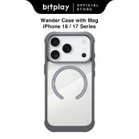 BITPLAY Wander Case with MagS Compatible for iPhone 17 Series | Military-Grade Drop Protection Anti-Scratch Clear Back