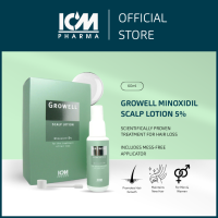 Growell Scalp Lotion Minoxidil 5% 60ml ā Hair Loss Treatment Anti Hair Fall Stimulates Hair Regrowth
