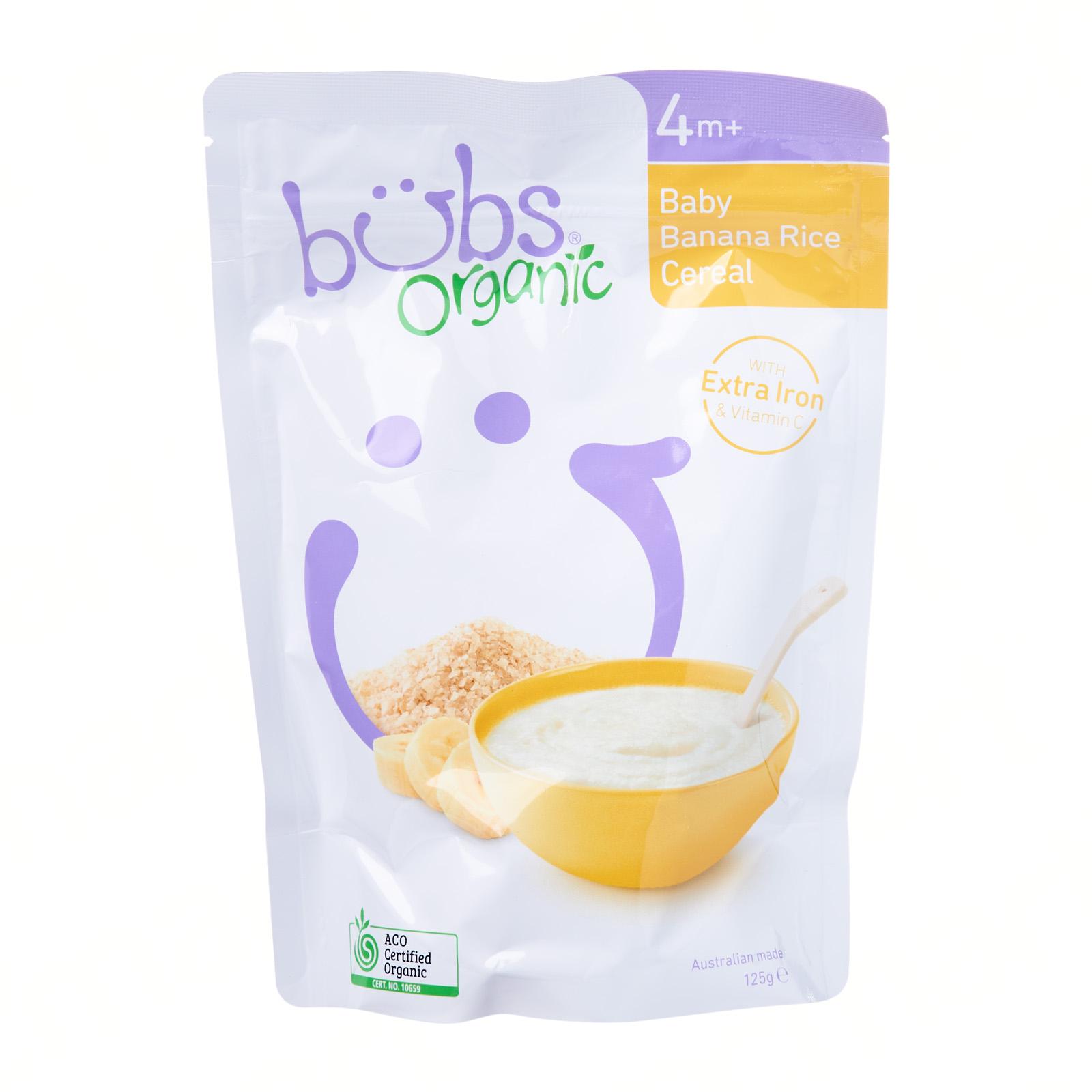 bubs organic cereal