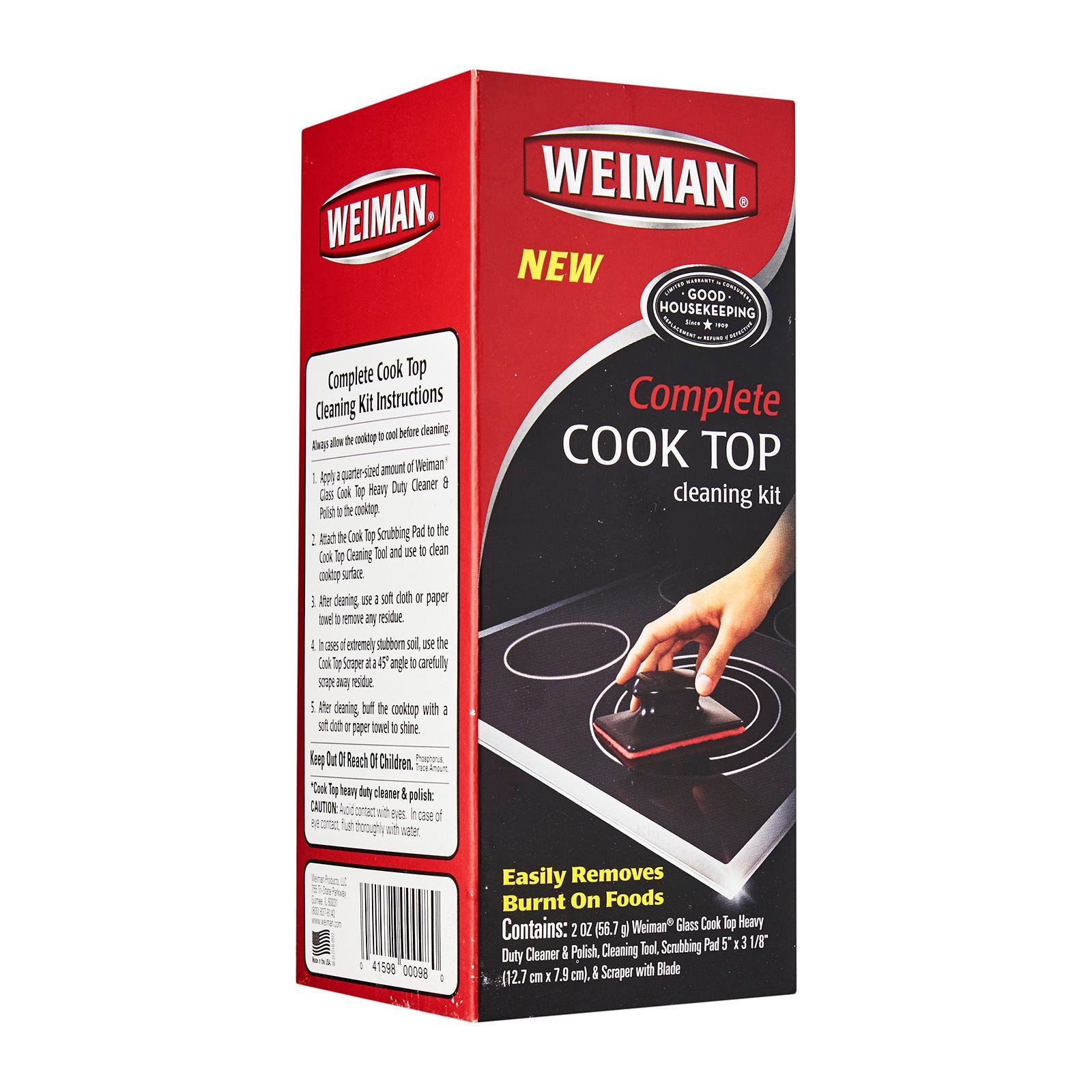 weiman cooktop cleaner pads