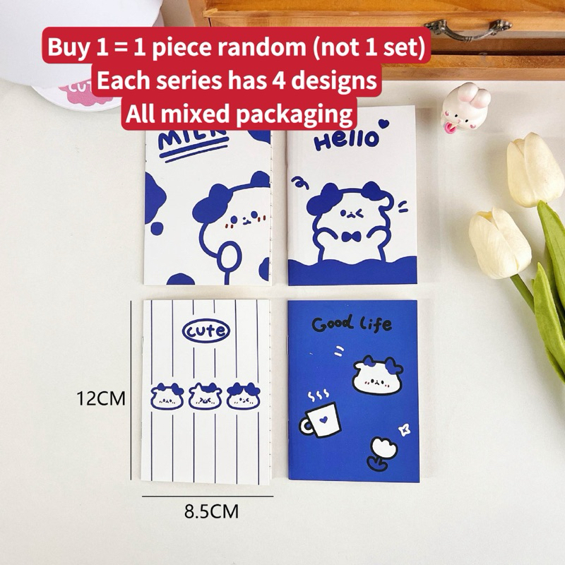 Superfactory Cute Mini A5 Notebook - 40 Sheets Kawaii Diary for Kids & Students