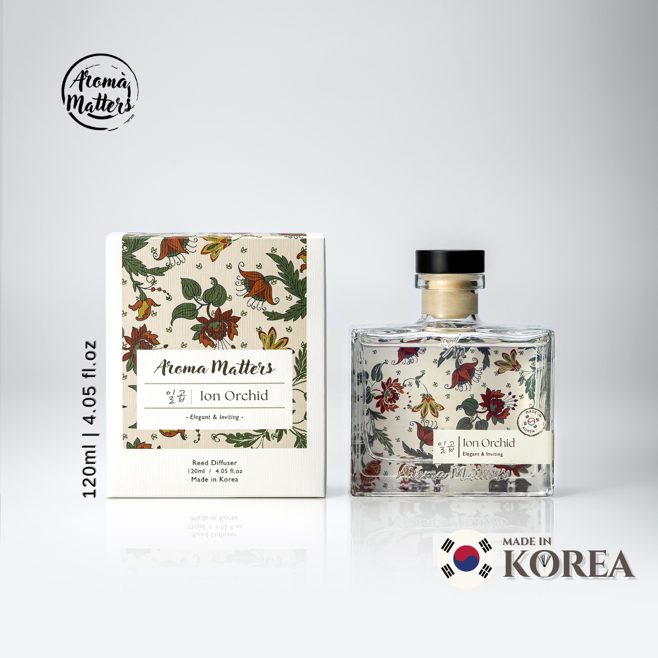 Aroma Matters Ion Orchid Reed Diffuser Made in Korea 120ml and 250ml