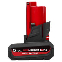 Milwaukee M12 HIGH OUTPUT 5.0 Ah Battery M12 HB5