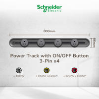 [Bulk Purchase- Minimum 20 pieces and Up to 50% off] Schneider Electric White AvatarOn Switches and Sockets + Power Track