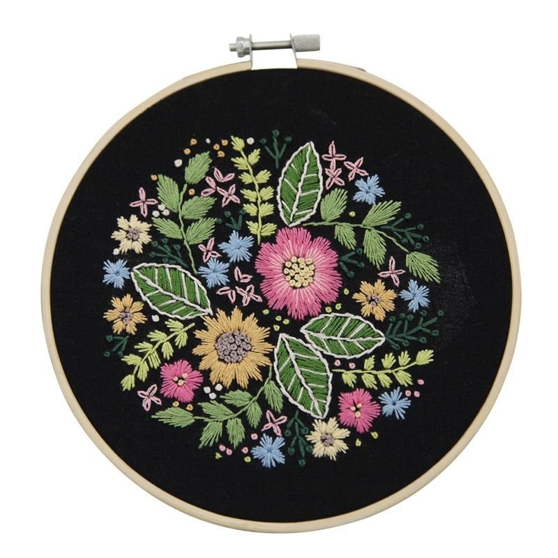 Cross Stitch Material Package DIY Embroidery Needlework Kits Practical Handcraft Embroidered