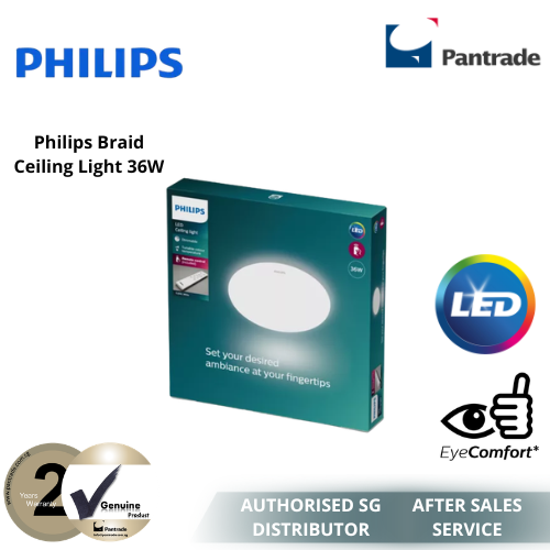 PHILIPS BRAID CL610 ESS. AIO 36w 27-40-65k w 02/Singapore/Local Warranty