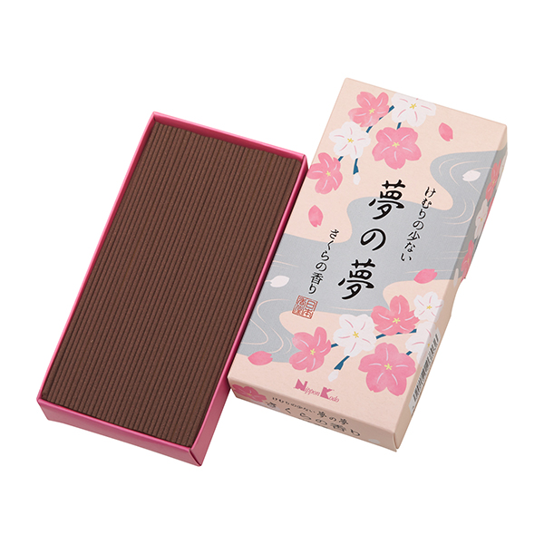 [NIPPON KODO 日本香堂] Yume-no-Yume Sakura/ Lavender/ Lotus Sandalwood/ Freesia/ White Plum Incense Sticks Very Little Smoke Home Fragrance Aroma Meditation Aromatherapy [240 Sticks]