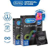 [Bundle of 3] [100% Discreet] Durex Condom Performa Condoms (12s)