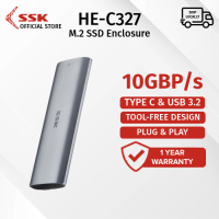 SSK HE-C327 M.2 NVMe SSD Enclosure USB Type C 10Gbps USB 3.2 Gen 2 PCIe M-Key Compatible