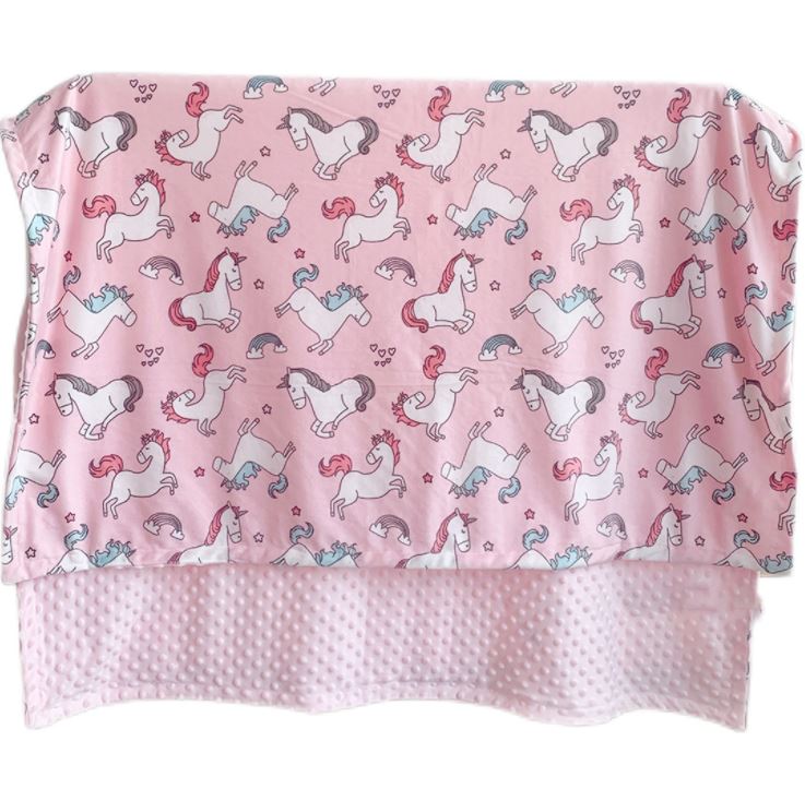 [SG Stock] Super Soft Baby Kids Blanket Plush Minky Dot backing / Toddler Childcare Center Aircon Blanket (2 Size)