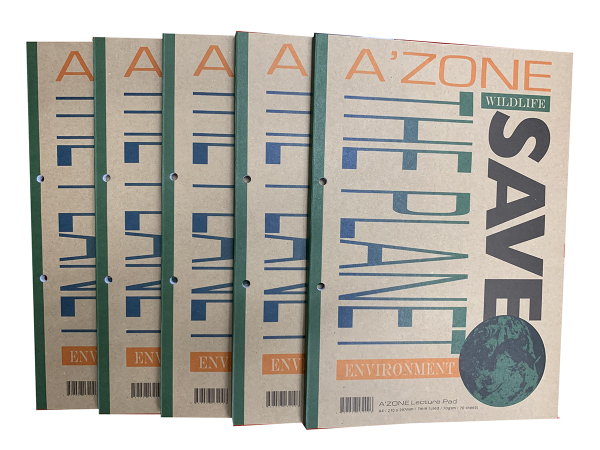 Azone Paperpoint Broadline Lecture Pad A4 70gsm [3/ 6 Pads]/ Yellow Legal Pad