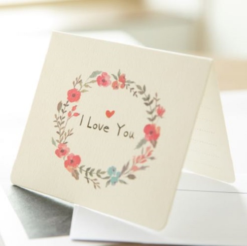 10 pcs in a pack Mini Cards Greeting Card (Thank You Especially For You I Love You With Love Only You Happy Birthday Best Wishes)