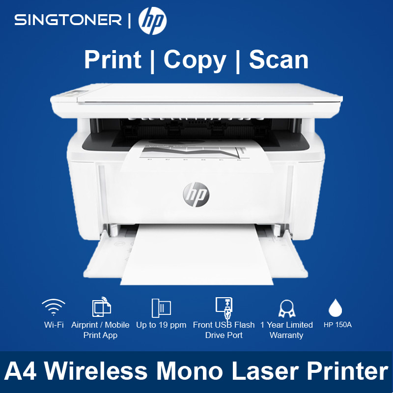 Imprimante HP Laser Monochrome M141W Multifonction 7MD74A