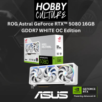ROG Astral GeForce RTX™ 5080 16GB GDDR7 WHITE OC Edition | 3 years Local Warranty and Support by Major Authorised ASUS Distributor