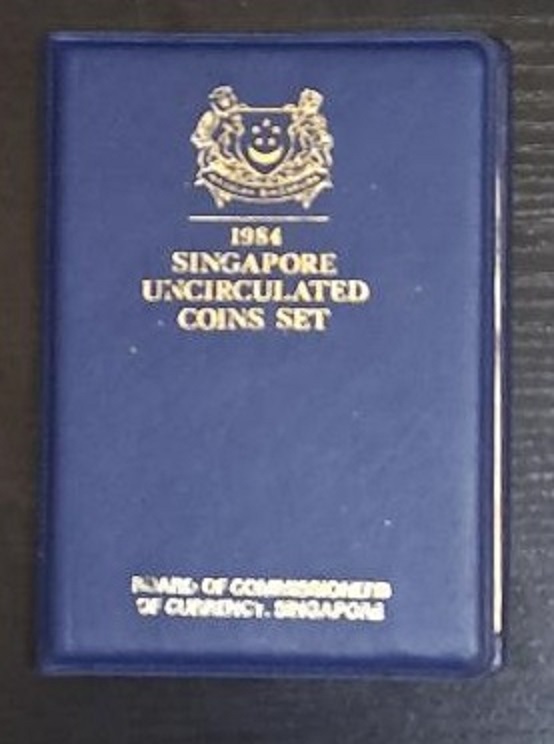 1984 singapore uncirculated coin set brand new