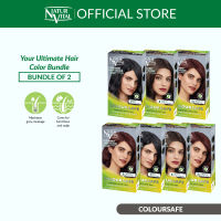 [Bundle of 2] NaturVital Coloursafe Permanent Hair Dye