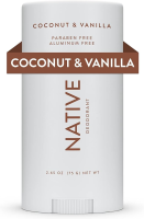 Native Deodorant with Naturally Derived Ingredients for 72 Hour Odor Control | Deodorant for Men and Women Aluminum Free with Baking Soda Coconut Oil and Shea Butter | Coconut and Vanilla