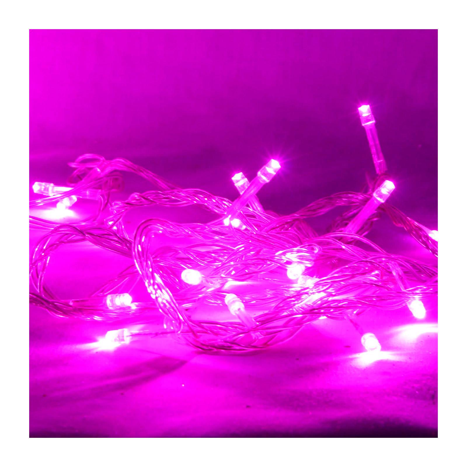 led christmas lights pink