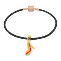 Top Cash Jewellery 916 Gold Red Heel Charm