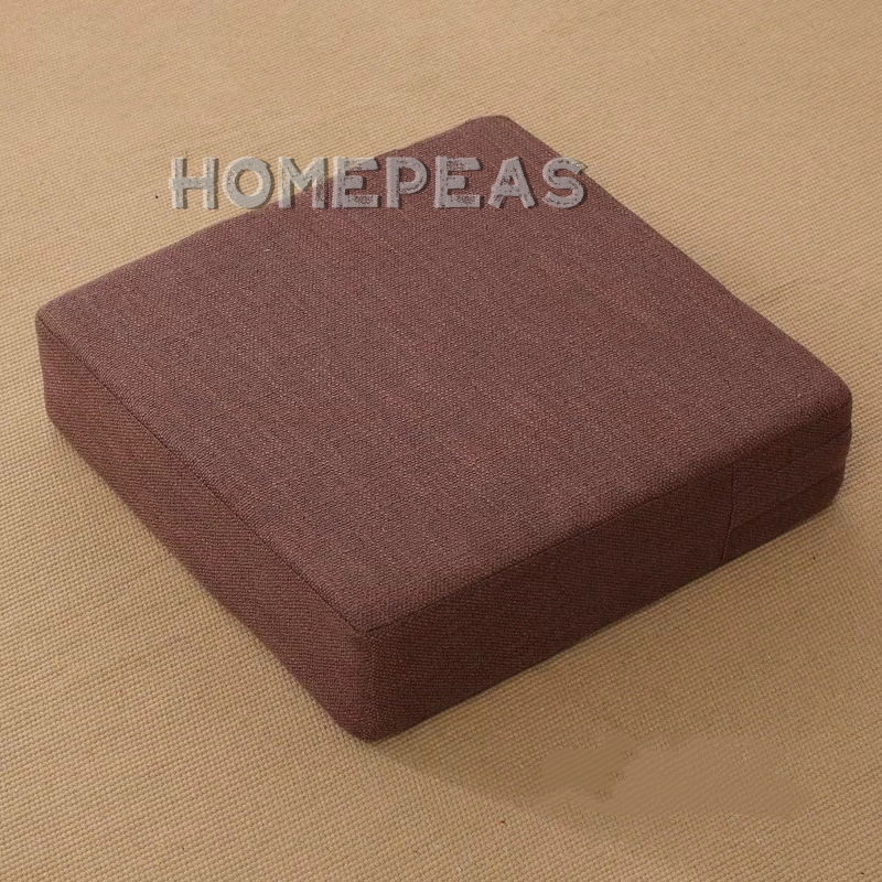 Homepeas® Japanese Tatami Cushion Thickening Height Increasing Square Removable and Washable Cushion