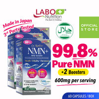 [3 Boxes] LABO Nutrition Le Ageless NMN 600mg with NAD+ Boosters Ginseng Extract & Trans-Resveratrol Supplement - Youth & Vitality Rejuvenator for Cellular Repair Anti Aging Energy Metabolism Brain & Heart Health Antioxidants Sleep Quality • Halal • 60s