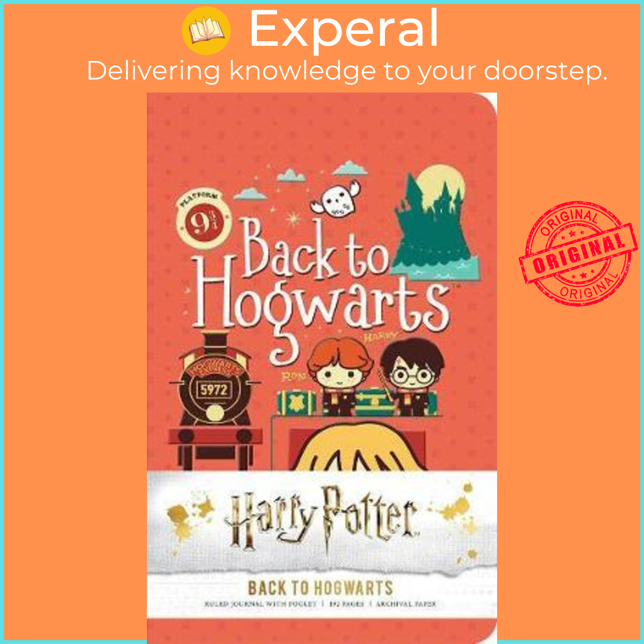 Harry Potter: Back to Hogwarts Ruled Pocket Journal by Insight Editions (US edition hardcover)