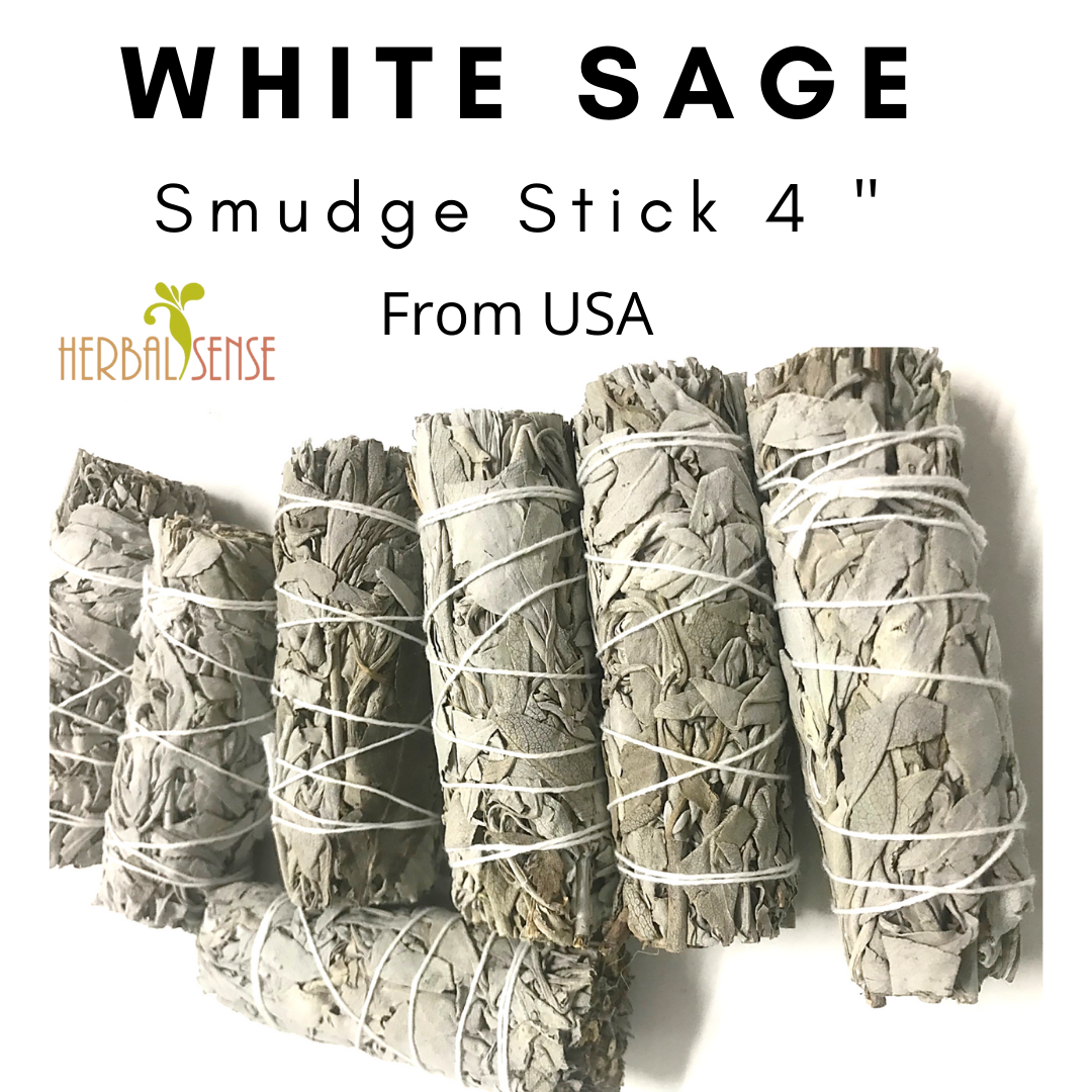 SI White Sage Smudge Stick (4 inch) Purifying Cleansing Boost the energy