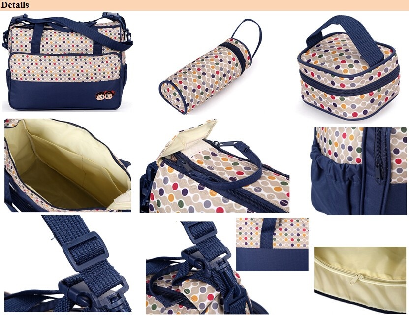 wholesale quilted ngil bag cotton duffle bag monogram diaper bag
