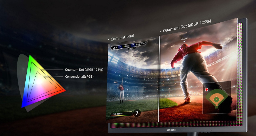 Quantum dot technology for a wider range of more realistic colors