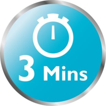 Warms baby bottles in 3 minutes