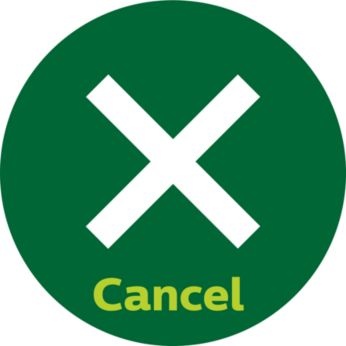 Cancel button to stop toasting at any time