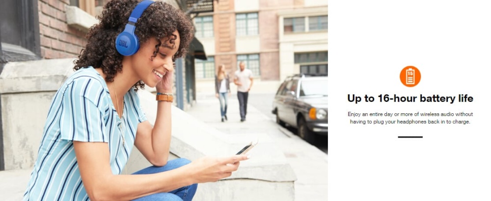 Up to 16-hour battery life