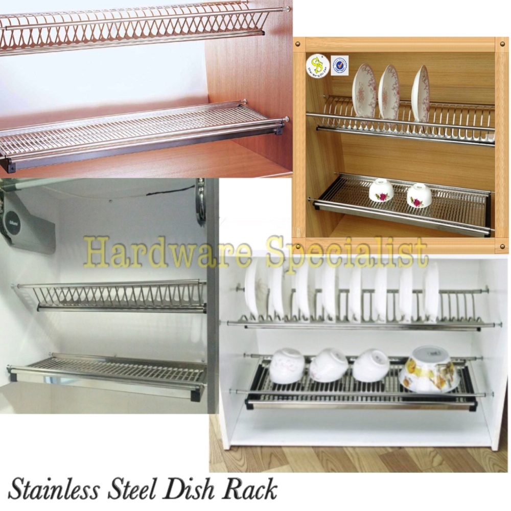 Kitchen Cabinet Dish Rack Singapore Designs Stainless Steel Kitchen Cabinet Dish Rack 560mm Lazada Singapore