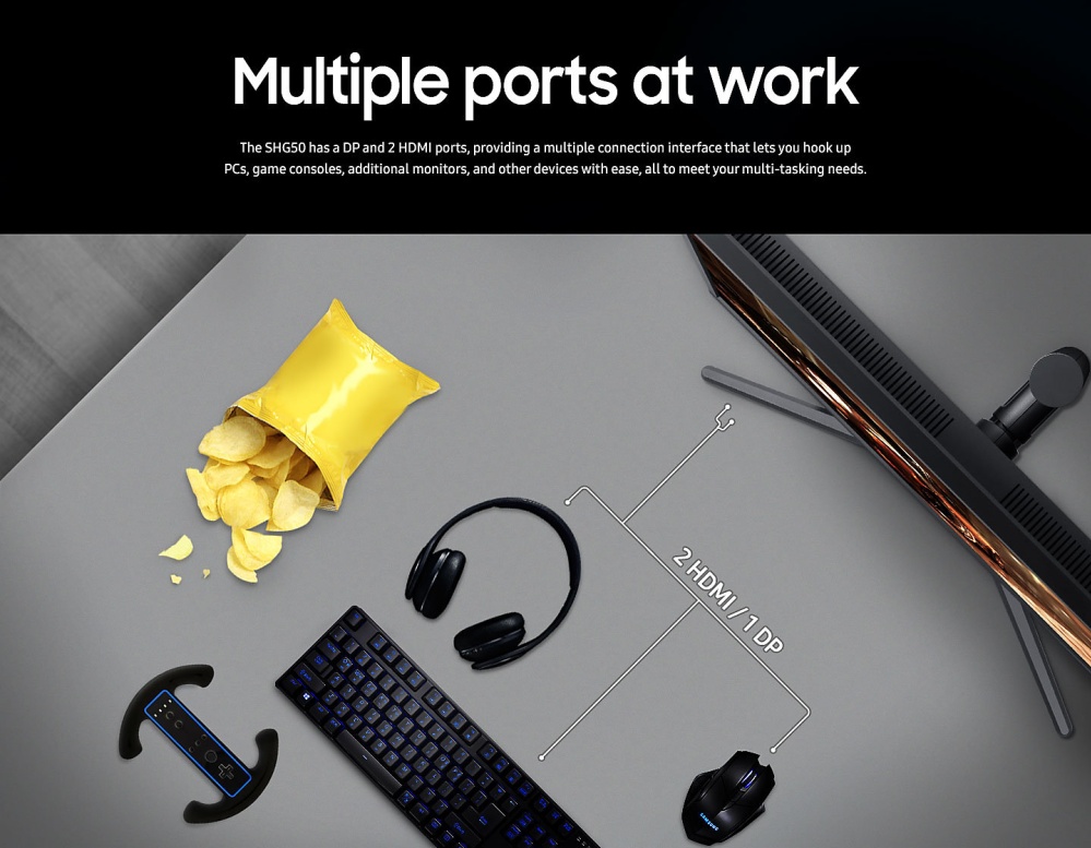 Multiple ports at work