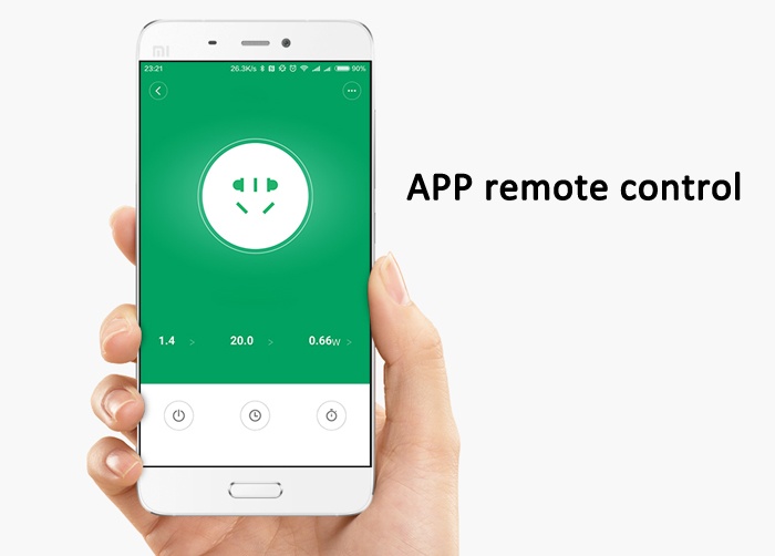 Original Xiaomi Mi Smart WiFi Socket APP Remote Control Timer Power Plug Power Detection - ZigBee Version