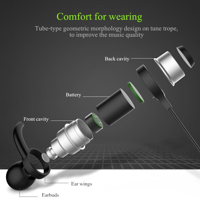 Baseus B16 Comma Sport IPX4 Wired Control TPE In-Ear Wireless Bluetooth Earphone Headphone