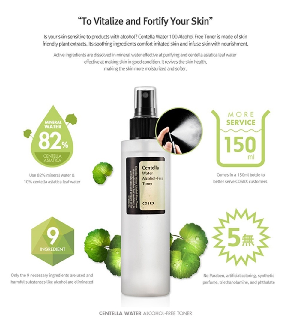 Image result for COSRX Centella Water Alcohol-Free Toner