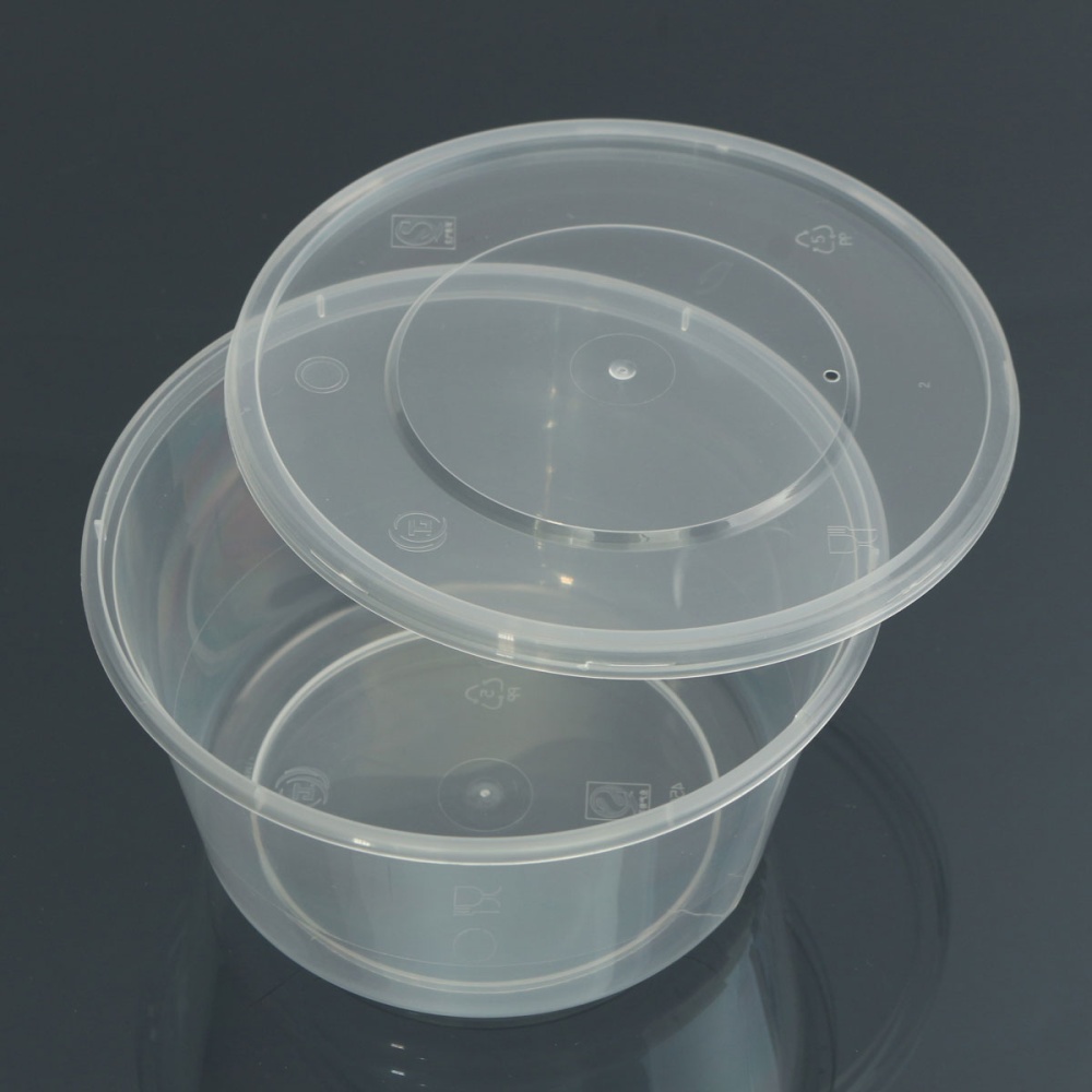 Download Round Food Storage Container Plastic Transparent Clear ...