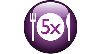 Large, 1.2kg cooking capacity for more great tasting meals