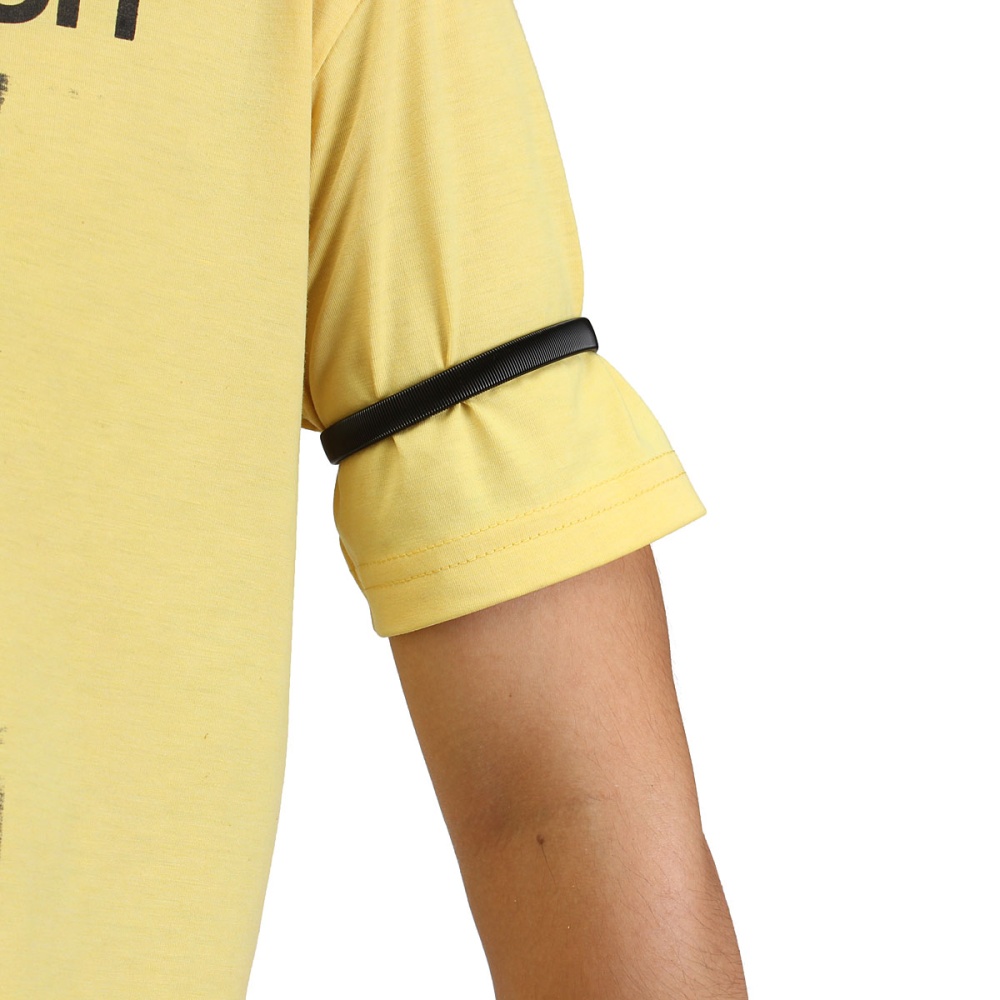 Antislip Metal Shirt Sleeve Holders Armband Arm Band Stretch Garter
