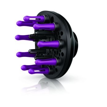 Maximizes volume & boosts curls while gently massaging scalp