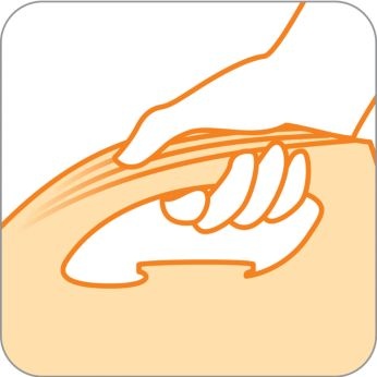 Comfortable handle with texturing for easy grip