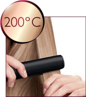 200°C professional high heat for perfect salon results