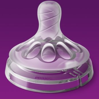 Skin-soft teat designed for a natural feed