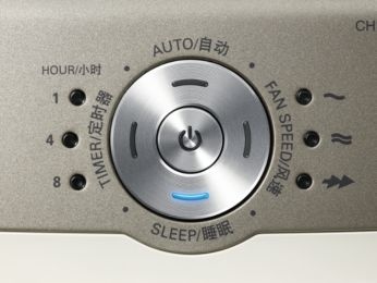 Sleep mode cleans silently with dimmed indicators