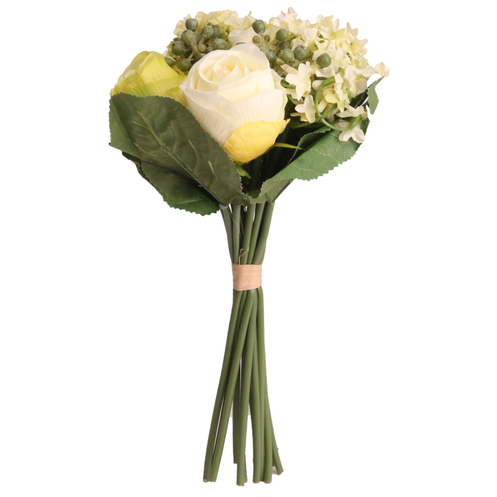 1 bouquet artificial silk flowers bridal hydrangea 1 bouquet artificial silk flowers bridal hydrangea