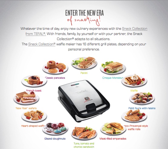 Tefal Snack Collection SW856D: Buy sell online Waffle