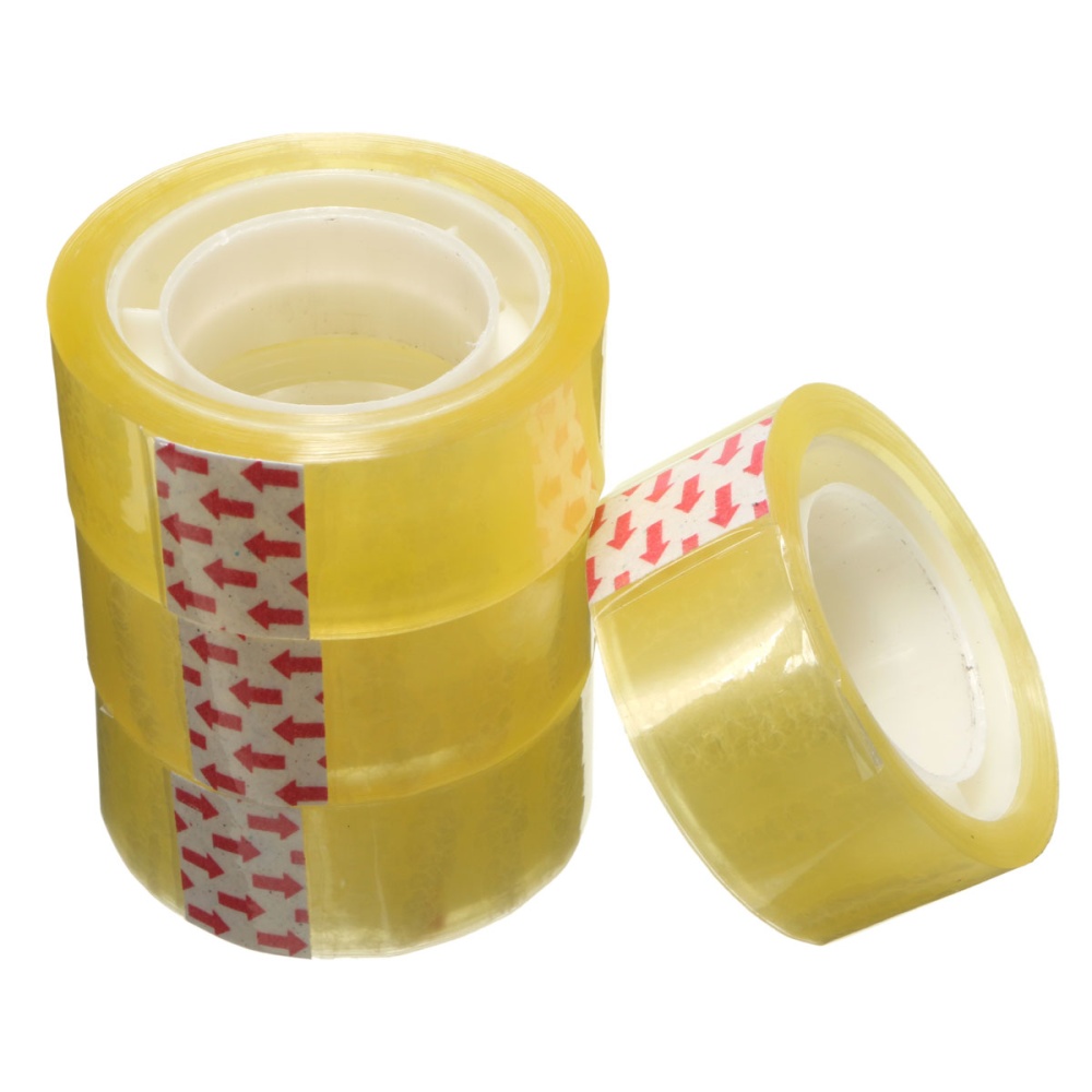 Clear Sellotape Sticky Packing Tapes Parcel Tape Roll Stationery